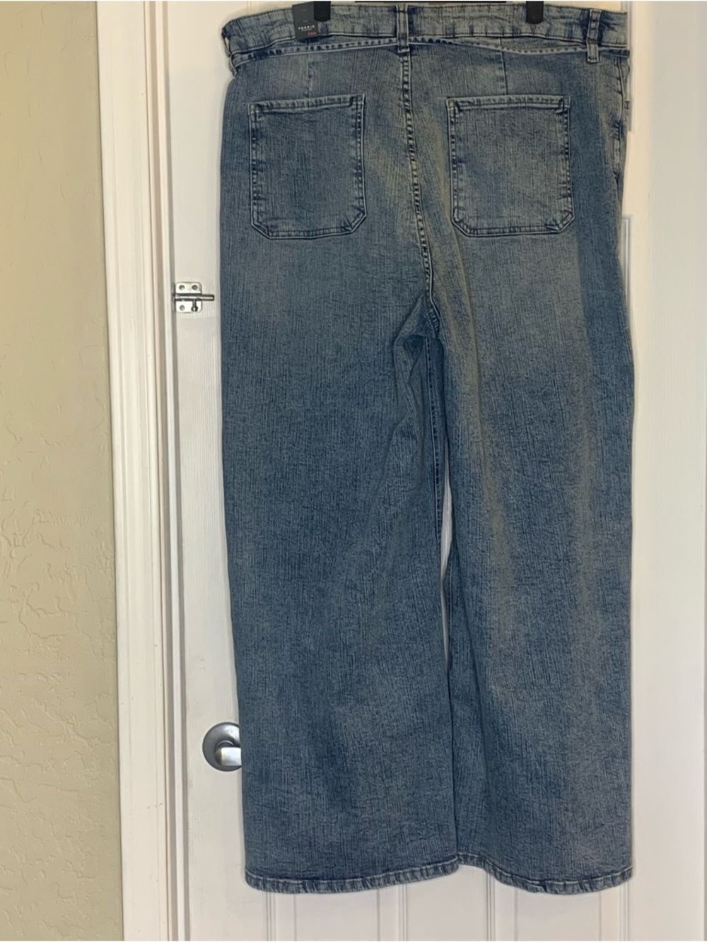 Torrid High Rise Baggy Wide Leg Tie Belt Jean Stretch + Rigid Size 20R - Picture 13 of 13